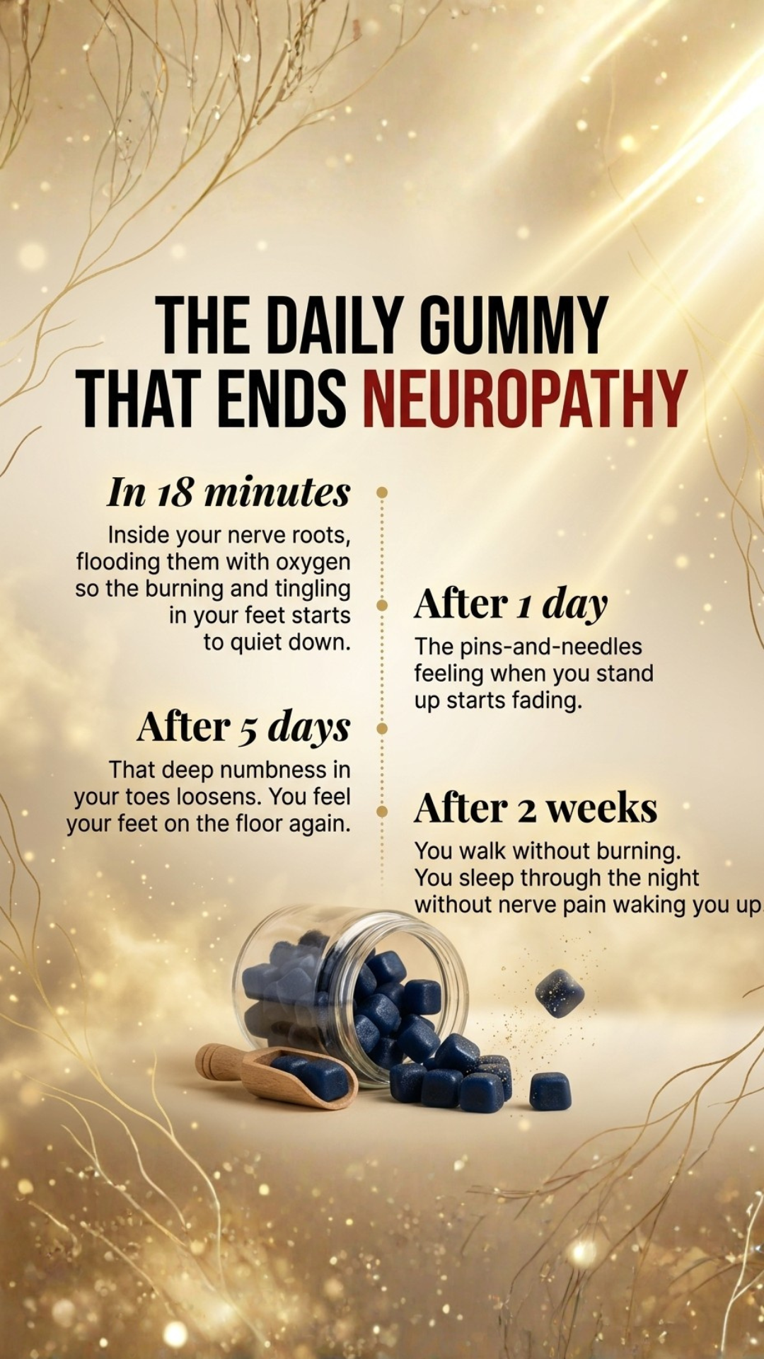 The Seniors Health Report Facebook ad: I tell my NEUROPATHY patients to take methylene blue…