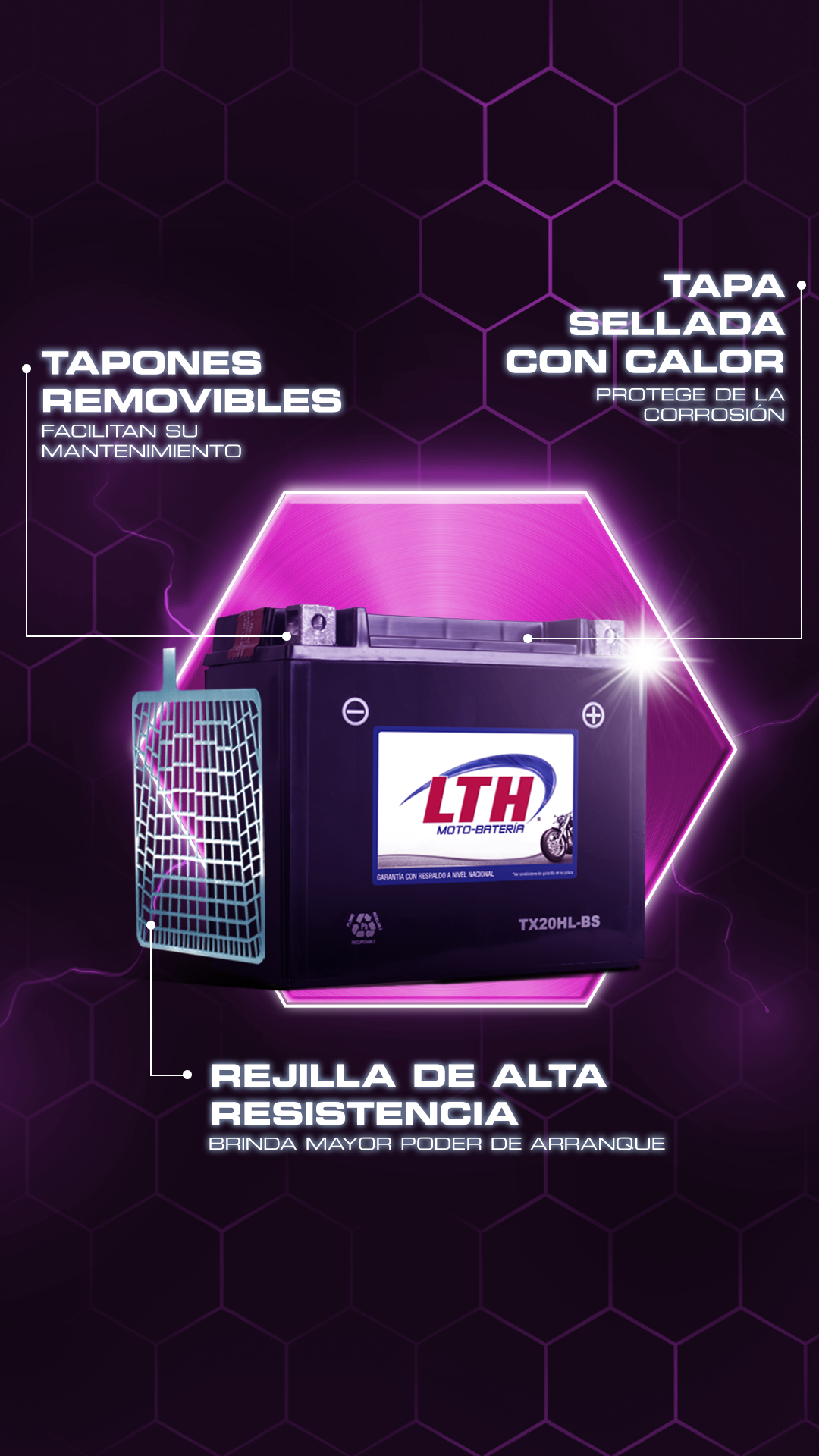 Baterías LTH Facebook ad