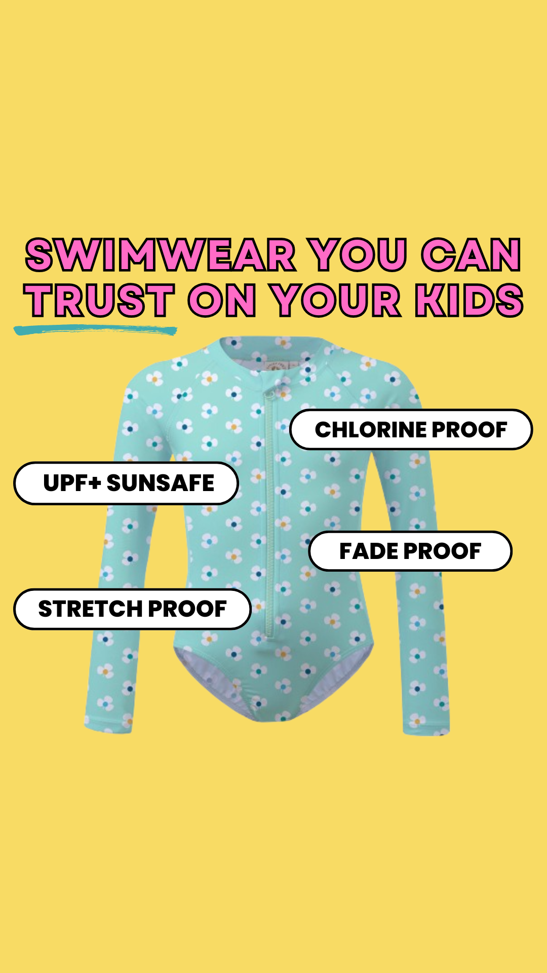 Sandy Feet Australia Facebook ad: Kid AND Adult Approved Swimwear
