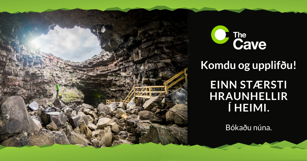 The Cave - Víðgelmir Facebook ad