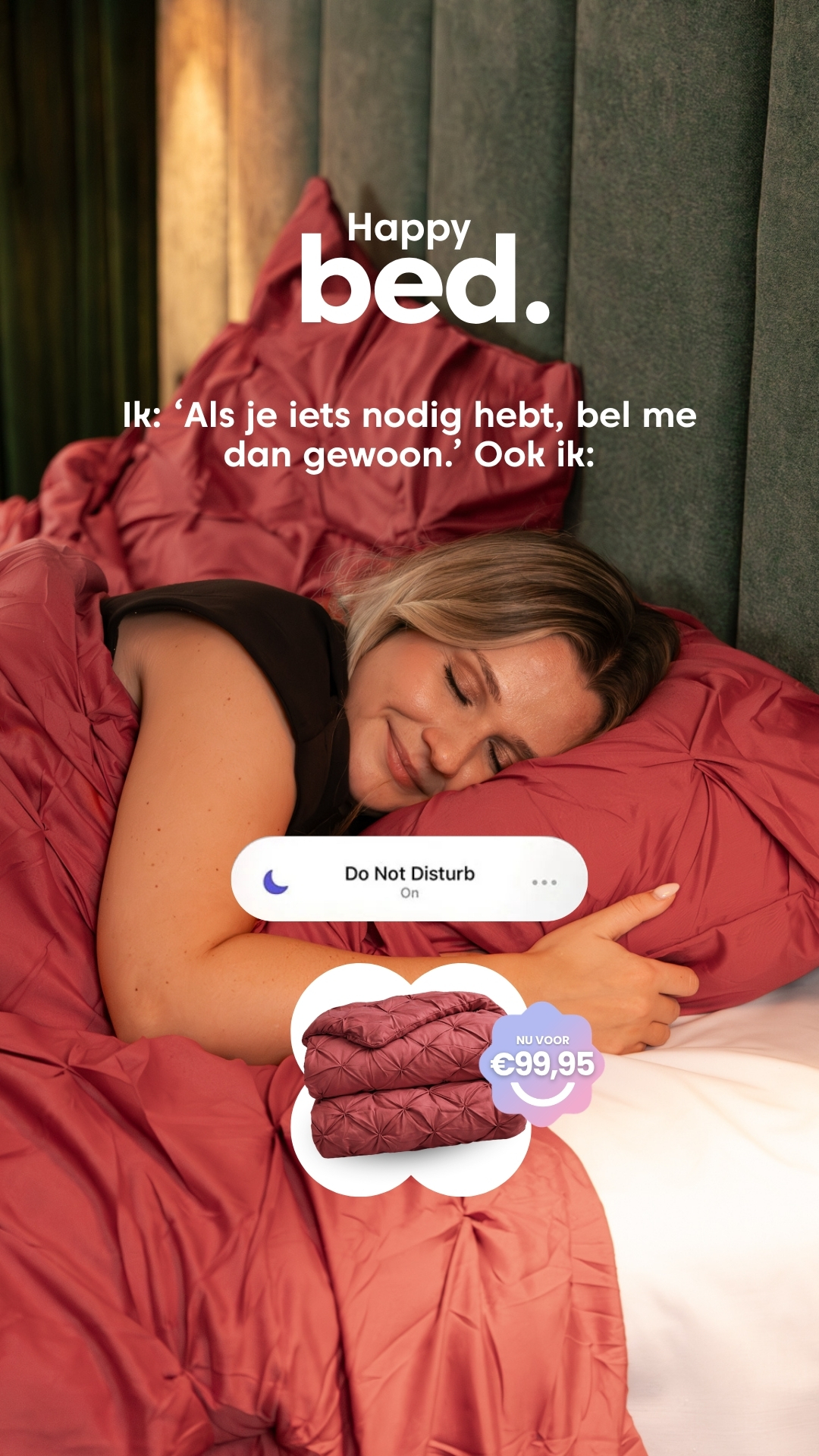 HappyBed Facebook ad