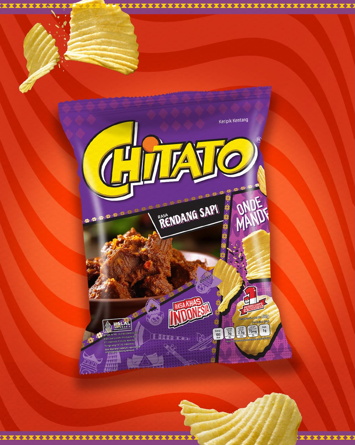 Chitato Life Is Never Flat Facebook ad