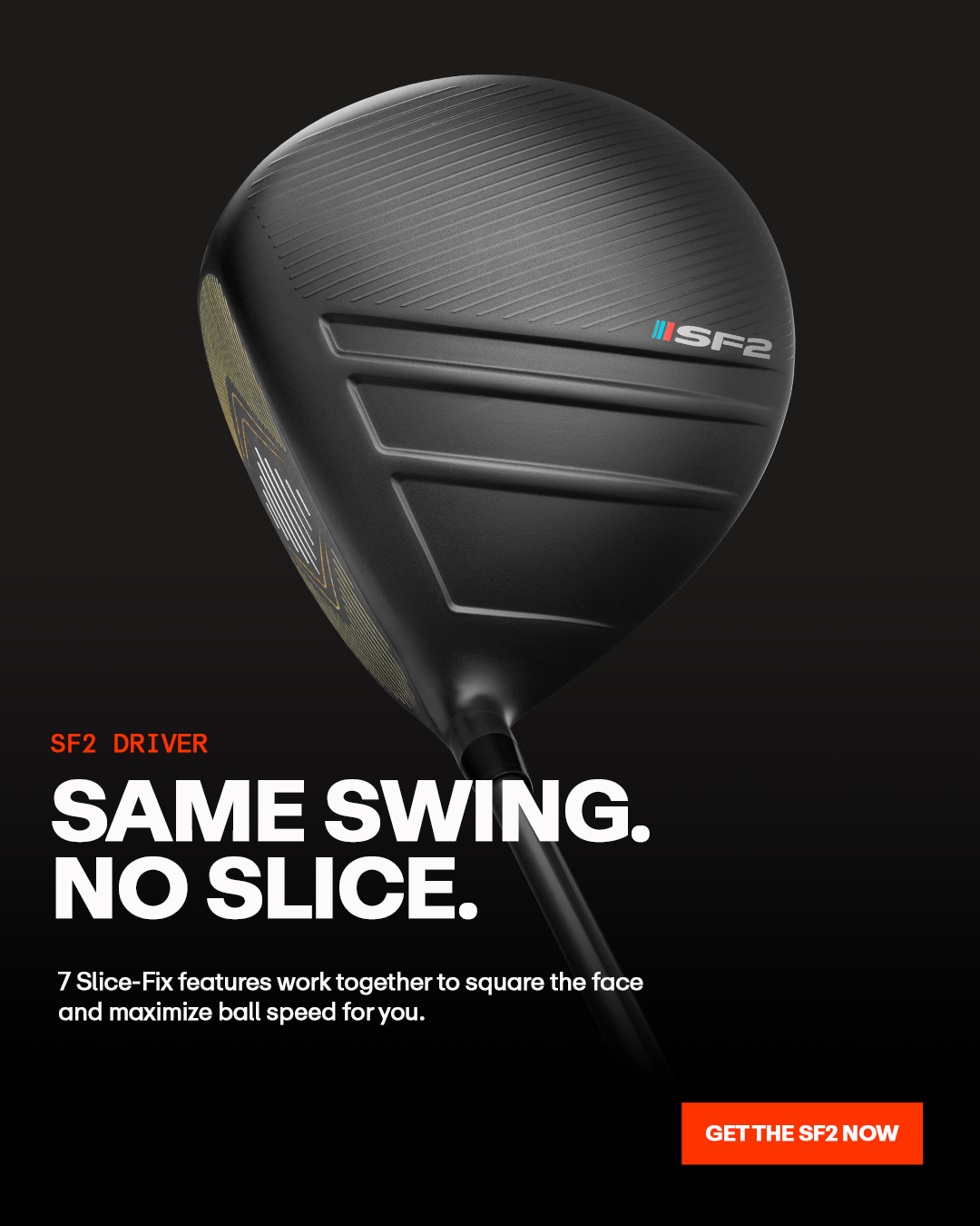 Performance Golf Facebook ad