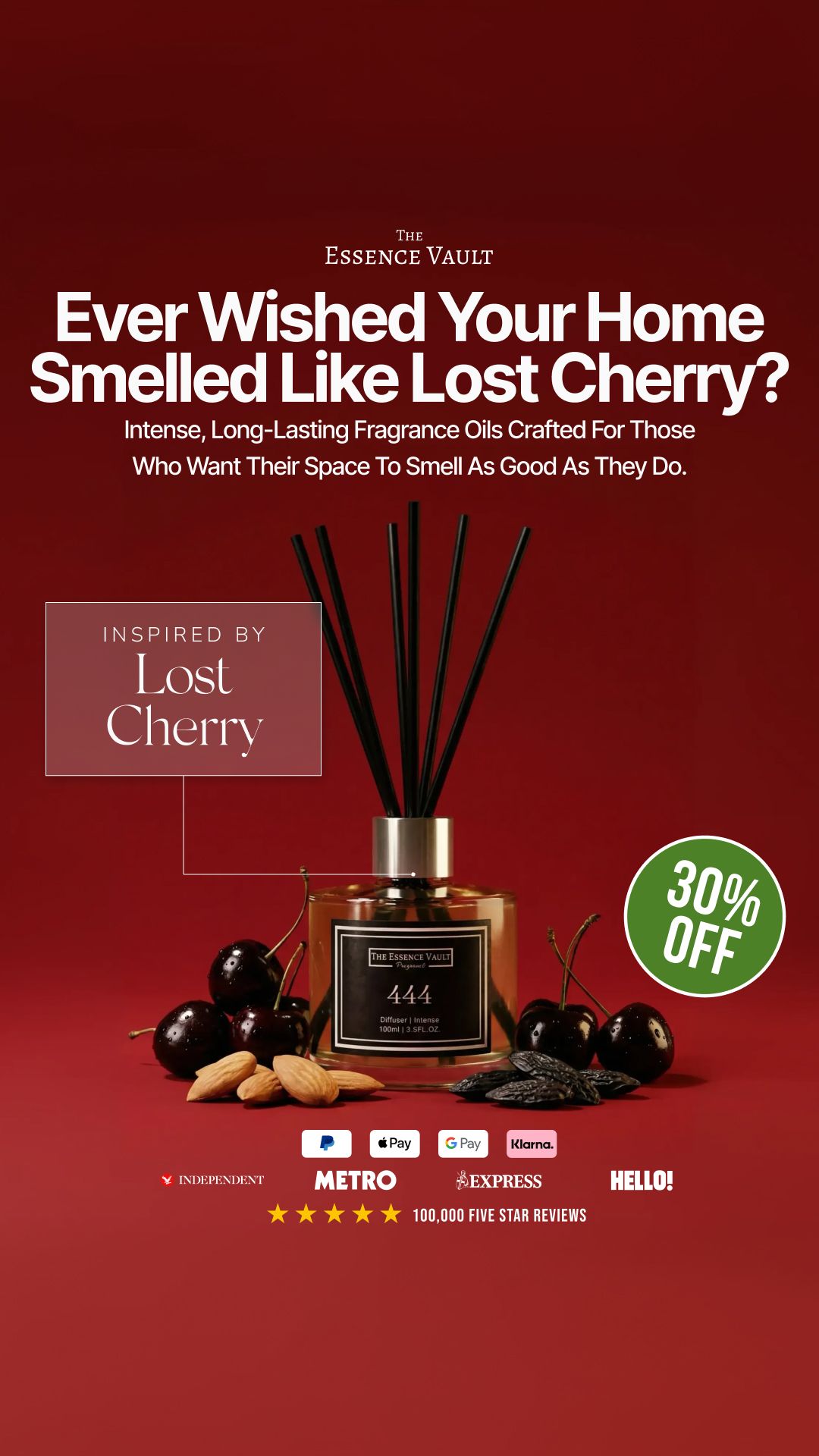 The Essence Vault Facebook ad
