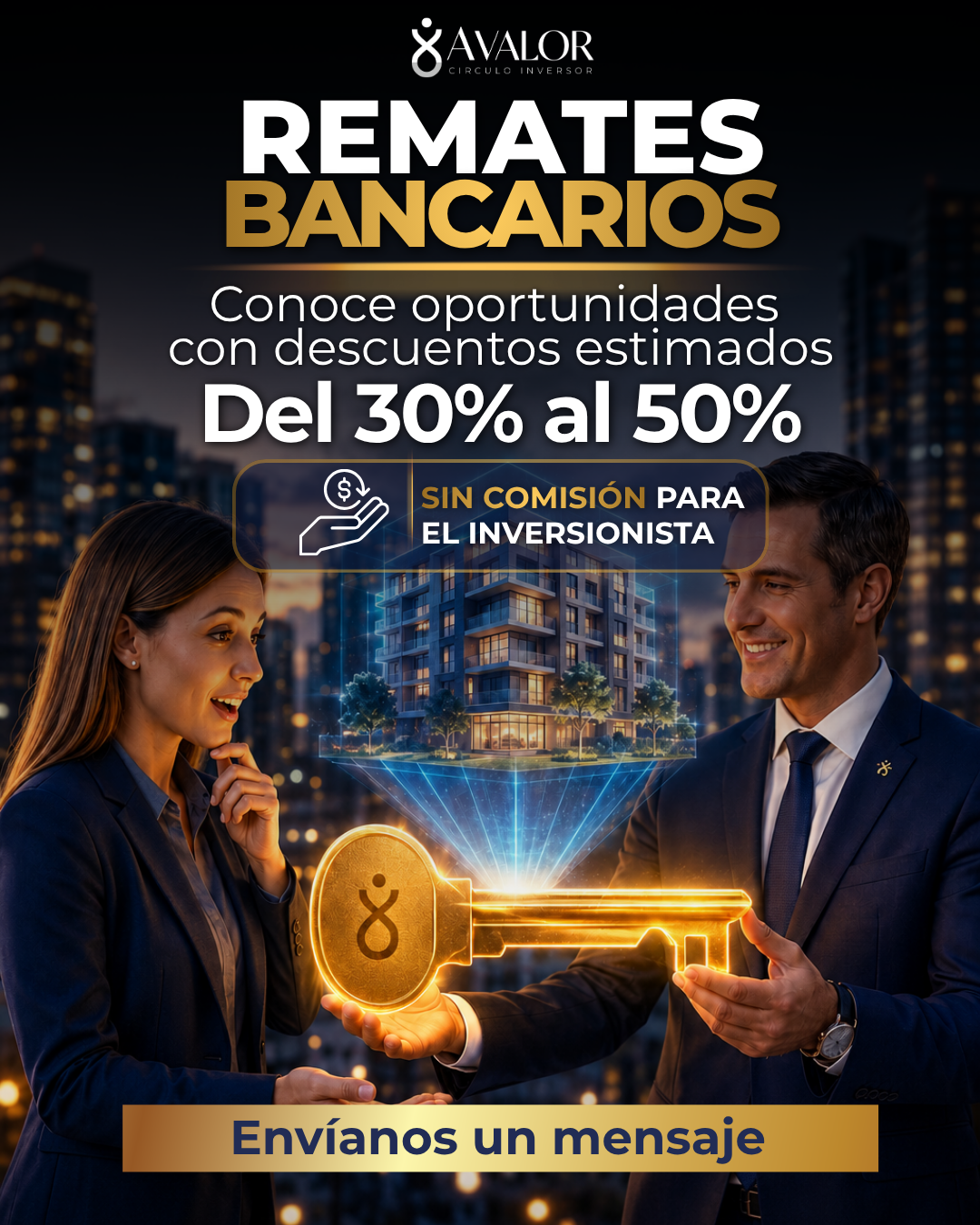 Avalor Circulo de Inversión Facebook ad: Remates Bancarios