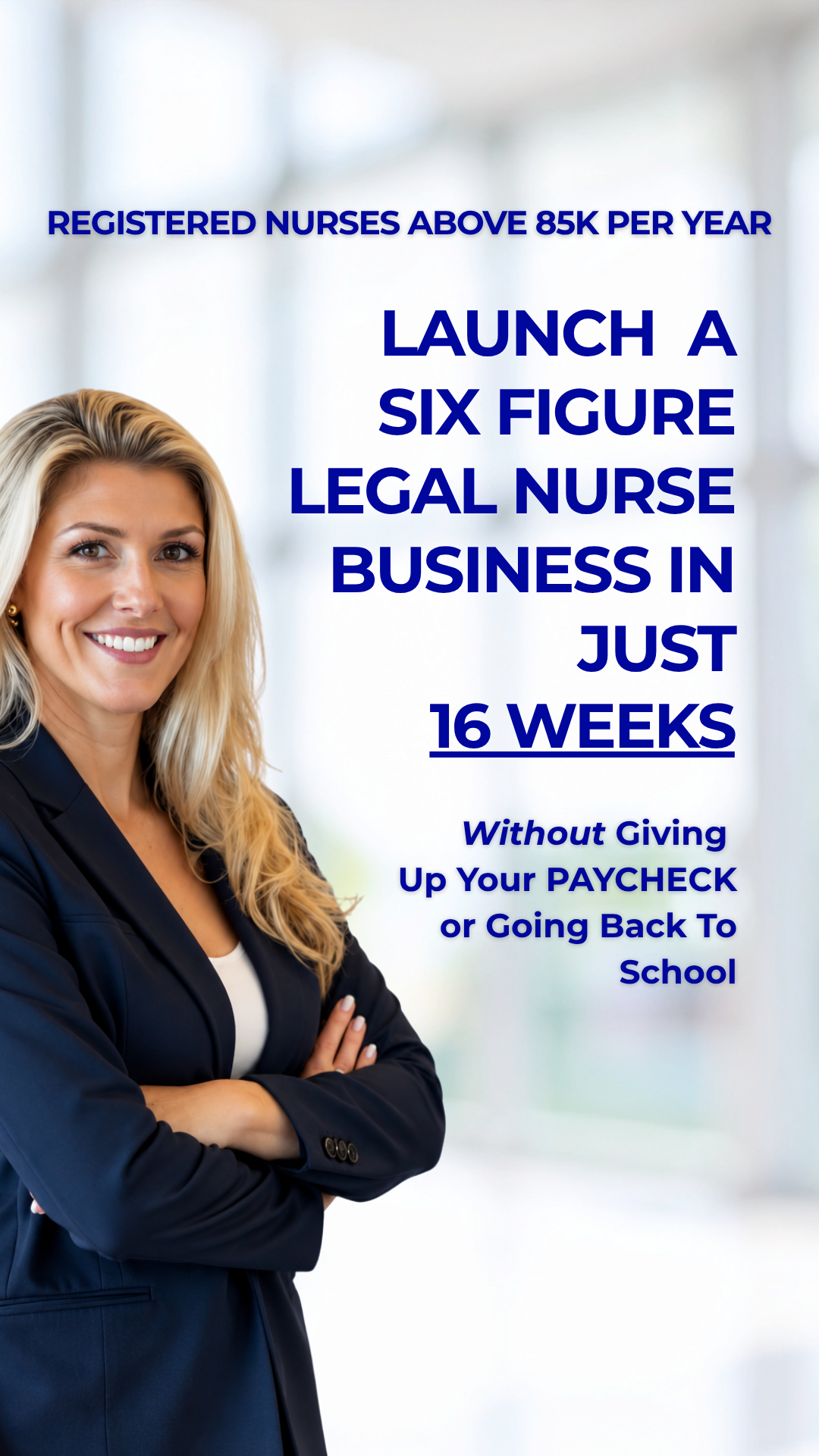 LNC Accelerator Facebook ad: Turn Your Clinical Skills Into a Business