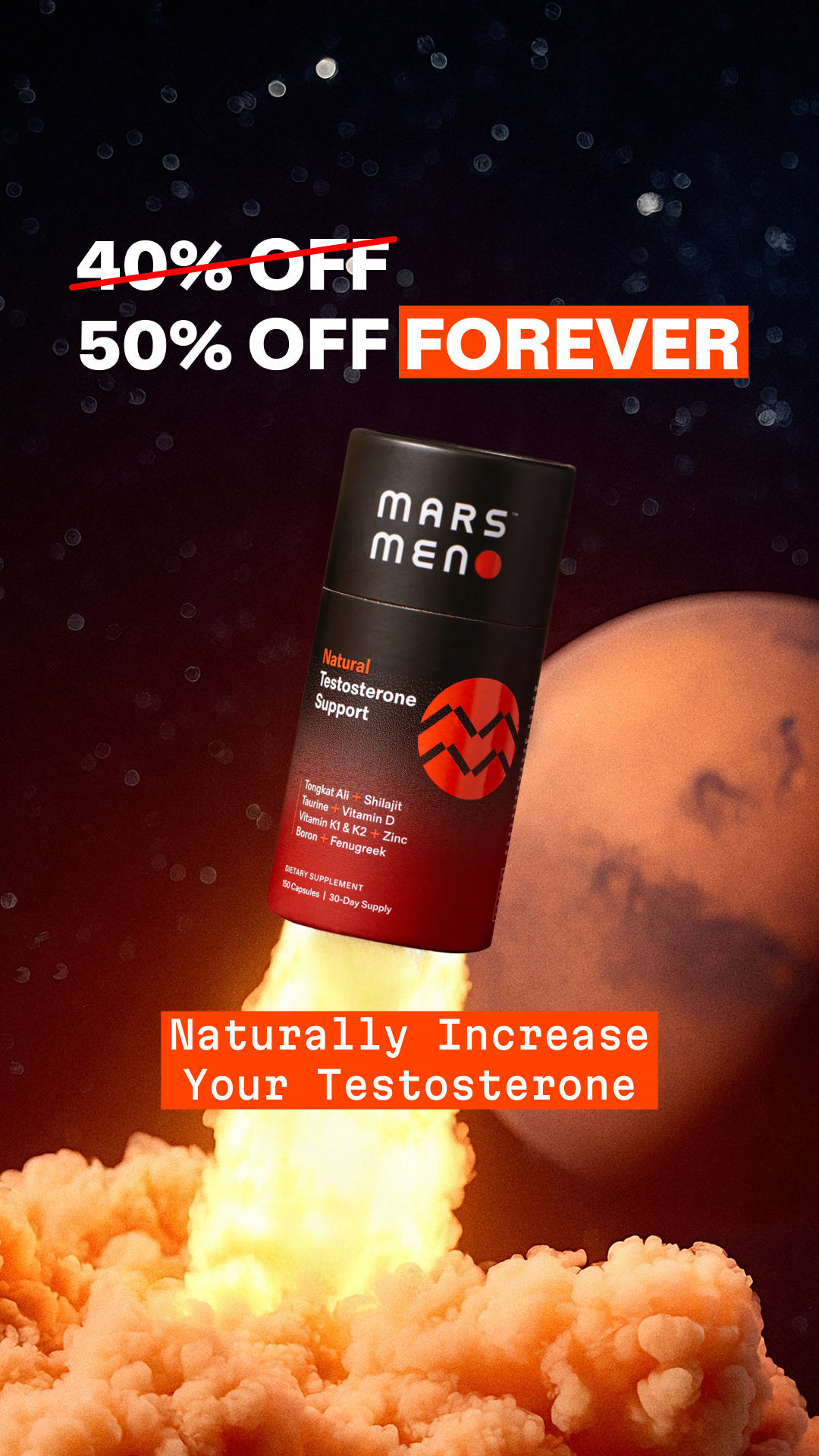 Mars Men Facebook ad