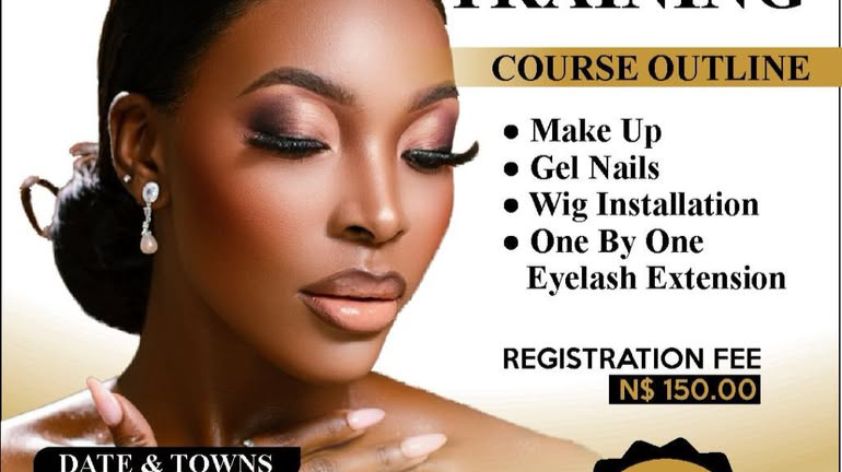 Hannah Nangula Cosmetics Facebook ad: WalvisbayMakeup Training