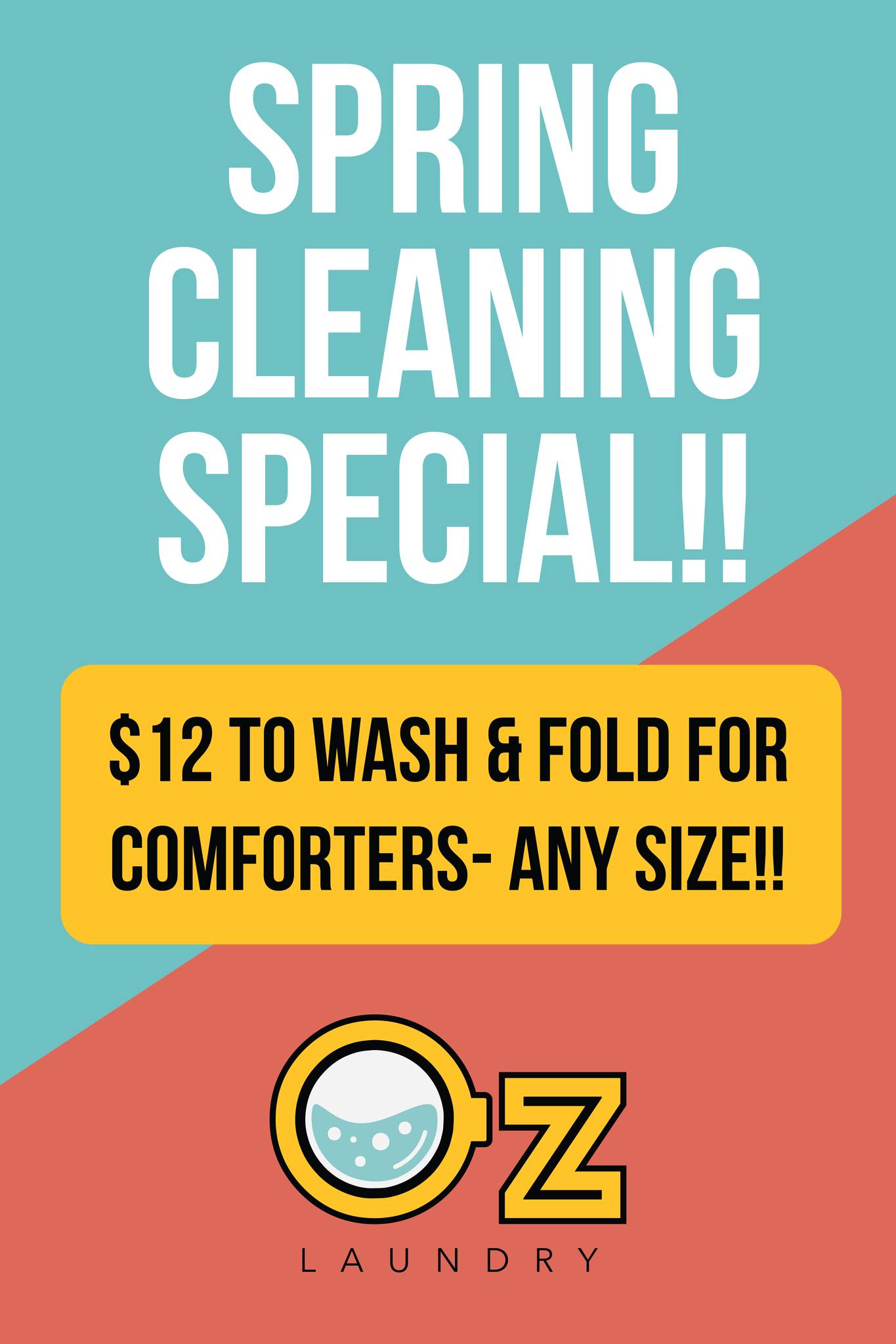 OZ Laundry Facebook ad: Laundromat | Oz Laundry | Decatur, GA
