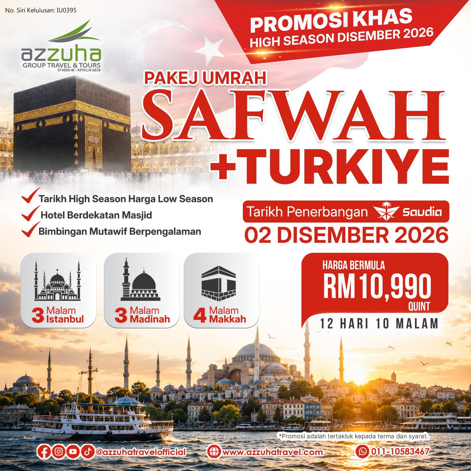 Az Zuha Group Travel & Tours Facebook ad