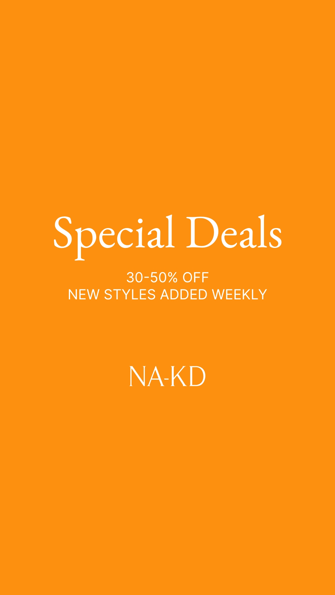 NA-KD.com Facebook ad
