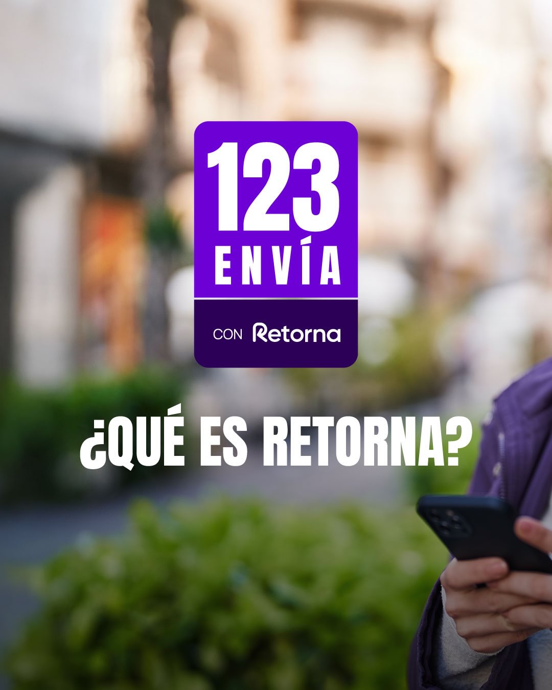 Retorna Facebook ad: Retorna: envía dinero seguro