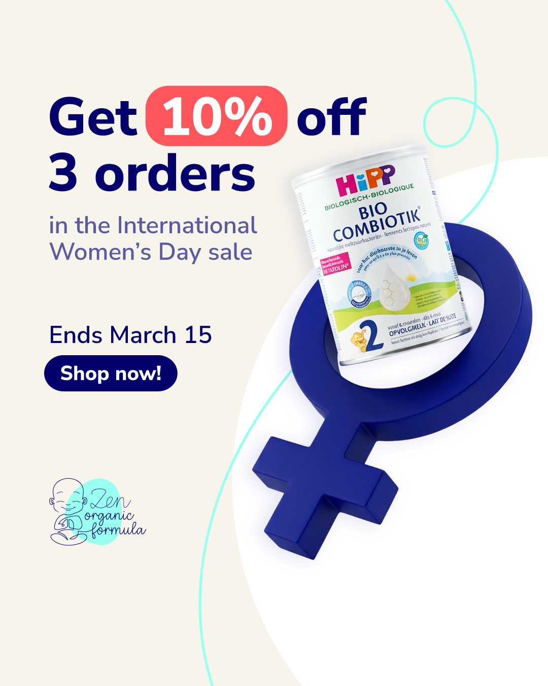 Zen Organic Formula Facebook ad