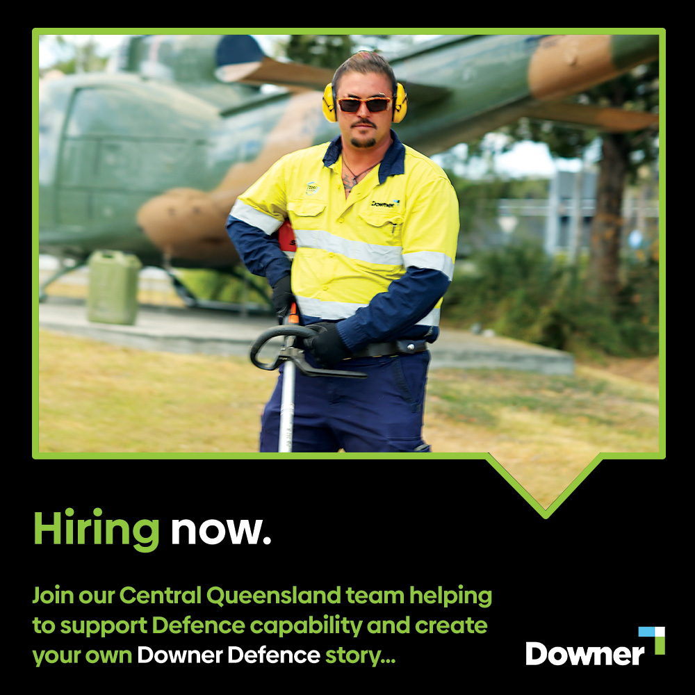 Downer Group Facebook ad: DOWNER DEFENCE - Property & Asset Services
