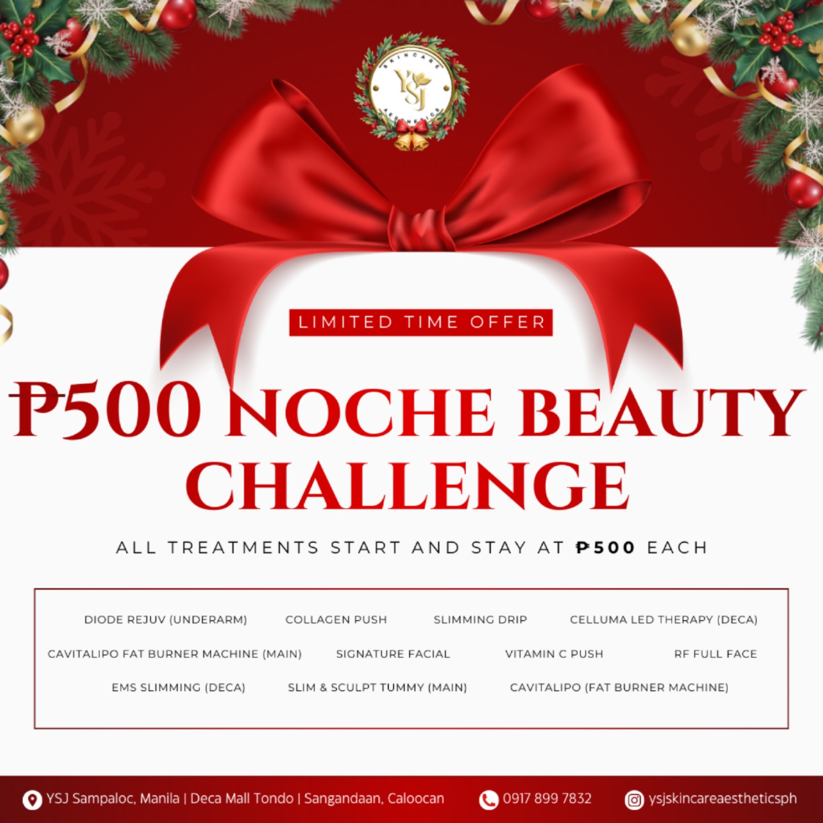YSJ Skin Care Aesthetics-Main Facebook ad