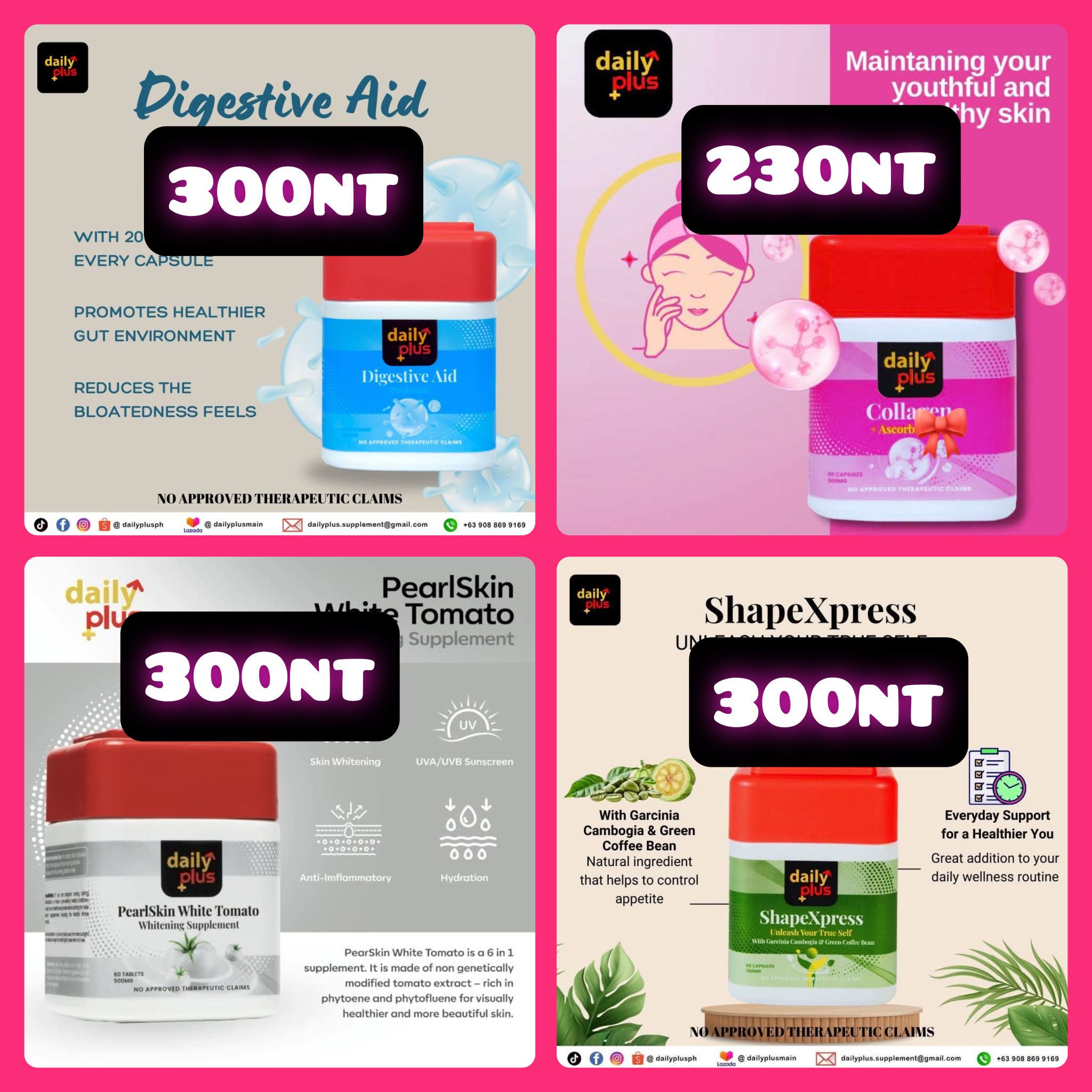 Health & Beauty Product Online Shop Taiwan Facebook ad: Taiwan Only