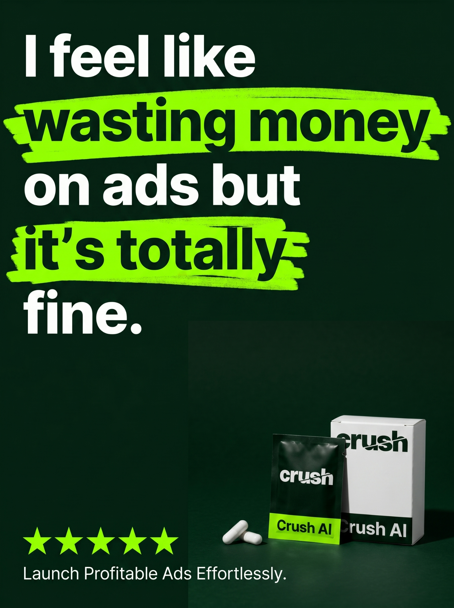 trycrush.ai Facebook ad