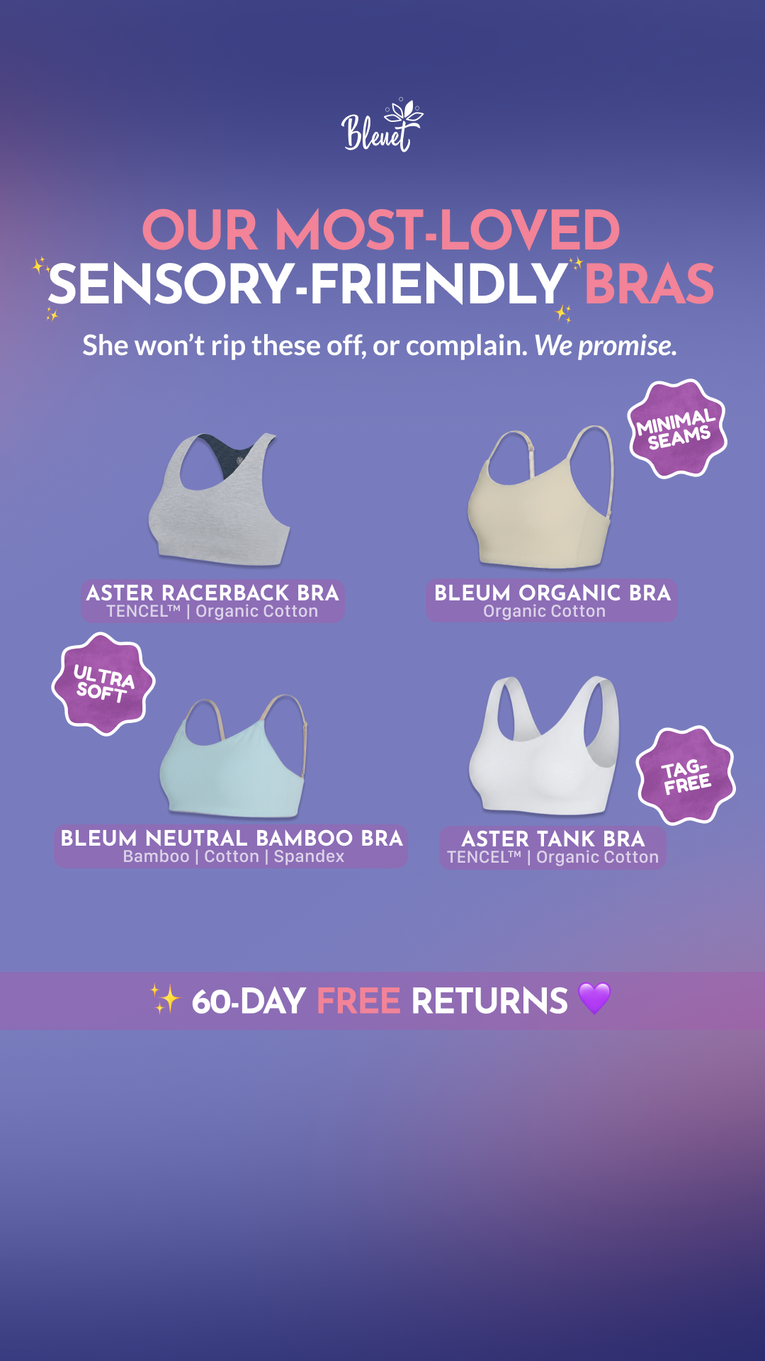Bleuet Facebook ad