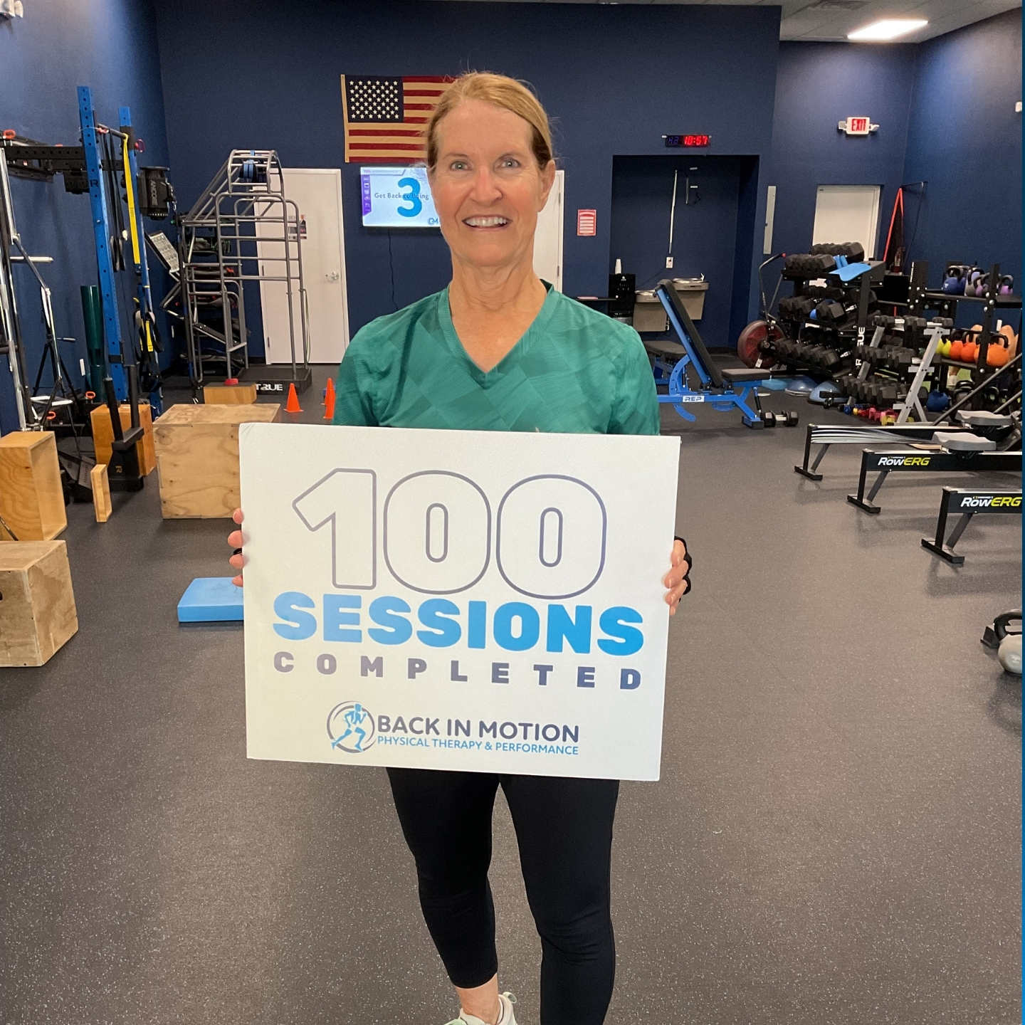 Back in Motion Physical Therapy & Performance Facebook ad: 28-Day Strength & Energy Challenge for Women 50+ in Fort…