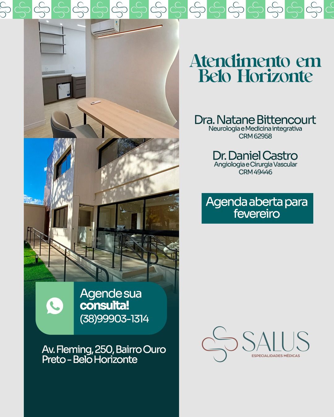 clinicamedsalus Facebook ad from Feb 7, 2026