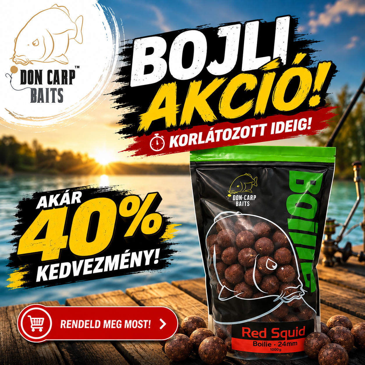 Don Carp Baits - A jó fogásért Facebook ad: Próbáld ki most!