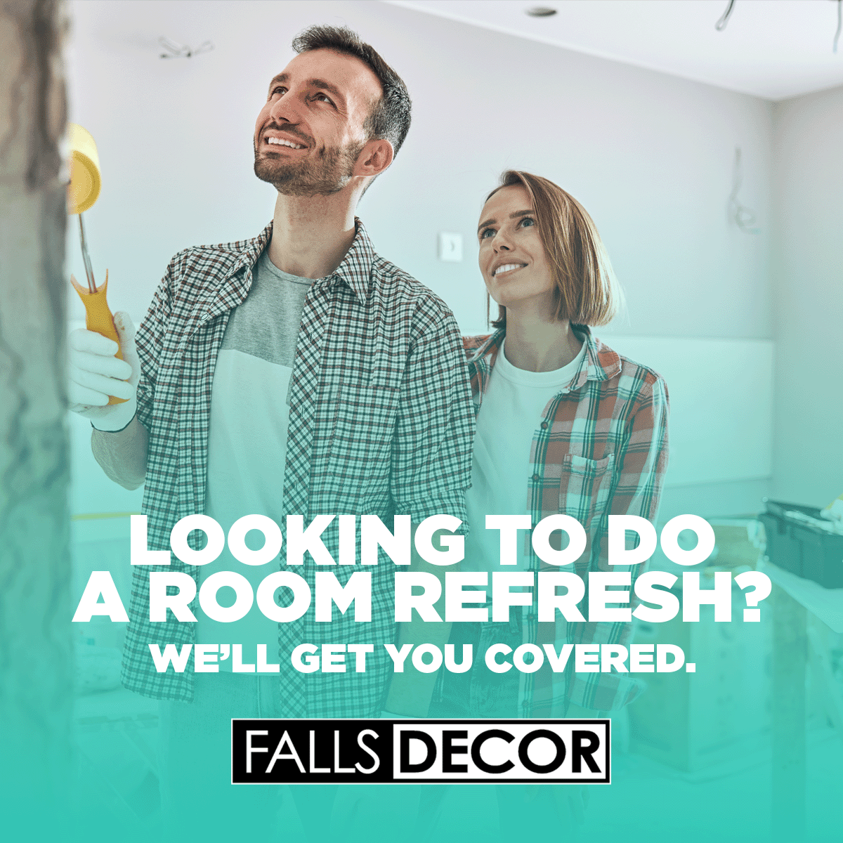 Falls Decor Facebook ad: Your Neighbourhood Paint Store