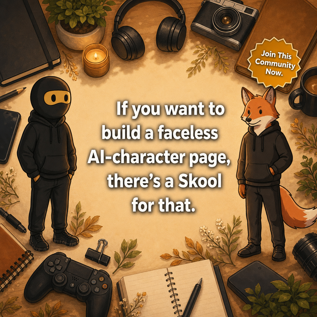 Skool Facebook ad