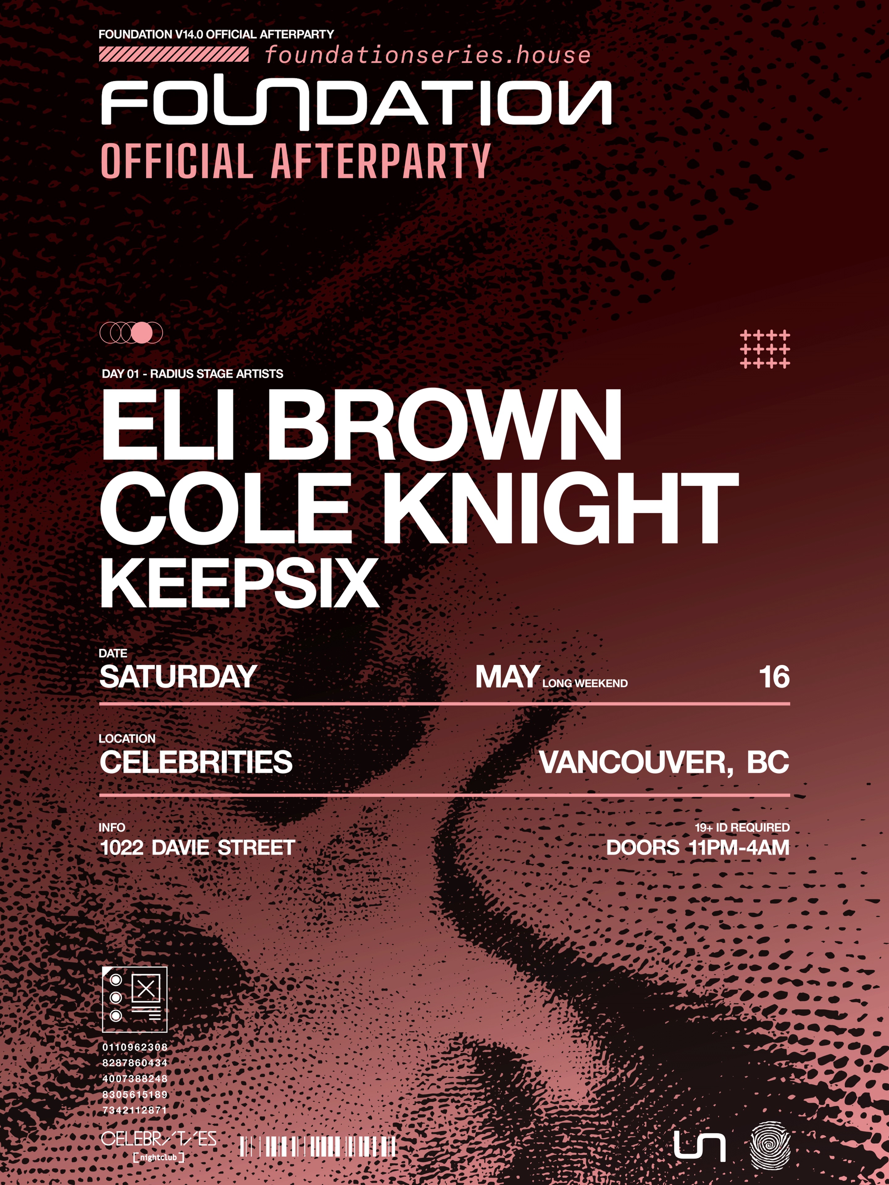 Celebrities Nightclub Facebook ad: Tickets for Official Foundation Afterparty with Eli Brown…