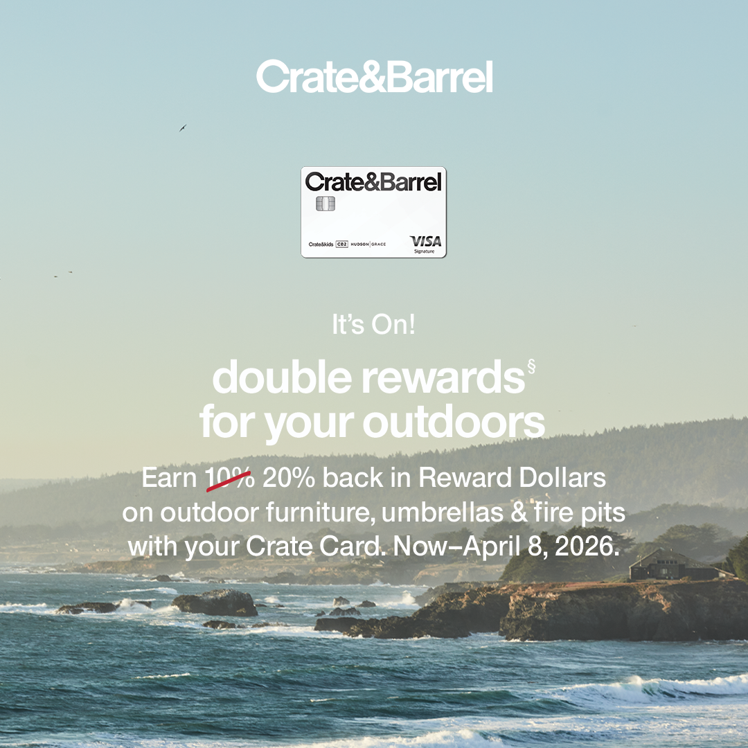 Crate and Barrel Facebook ad