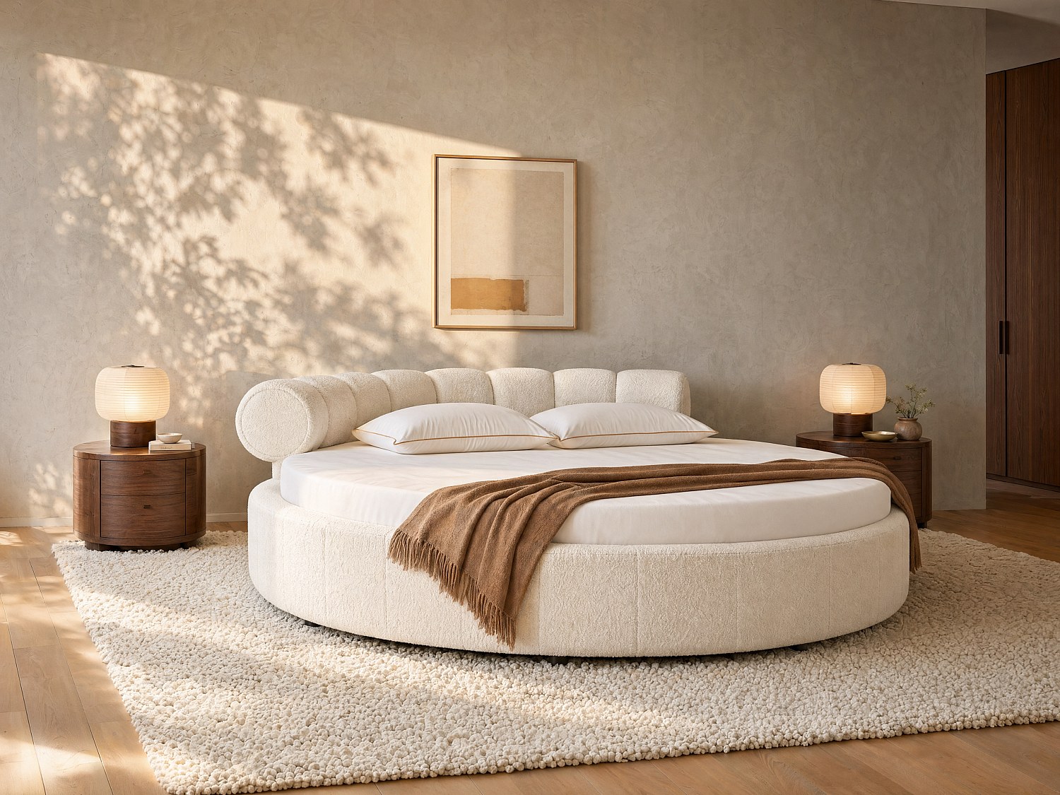 Vente-unique.com Facebook ad: Lit rond ROGILA