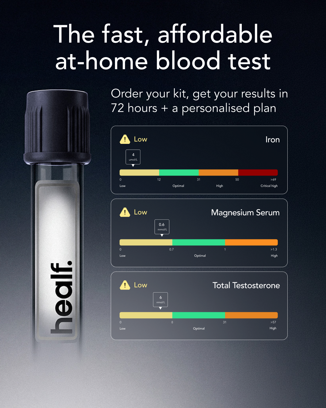 Healf. Facebook ad
