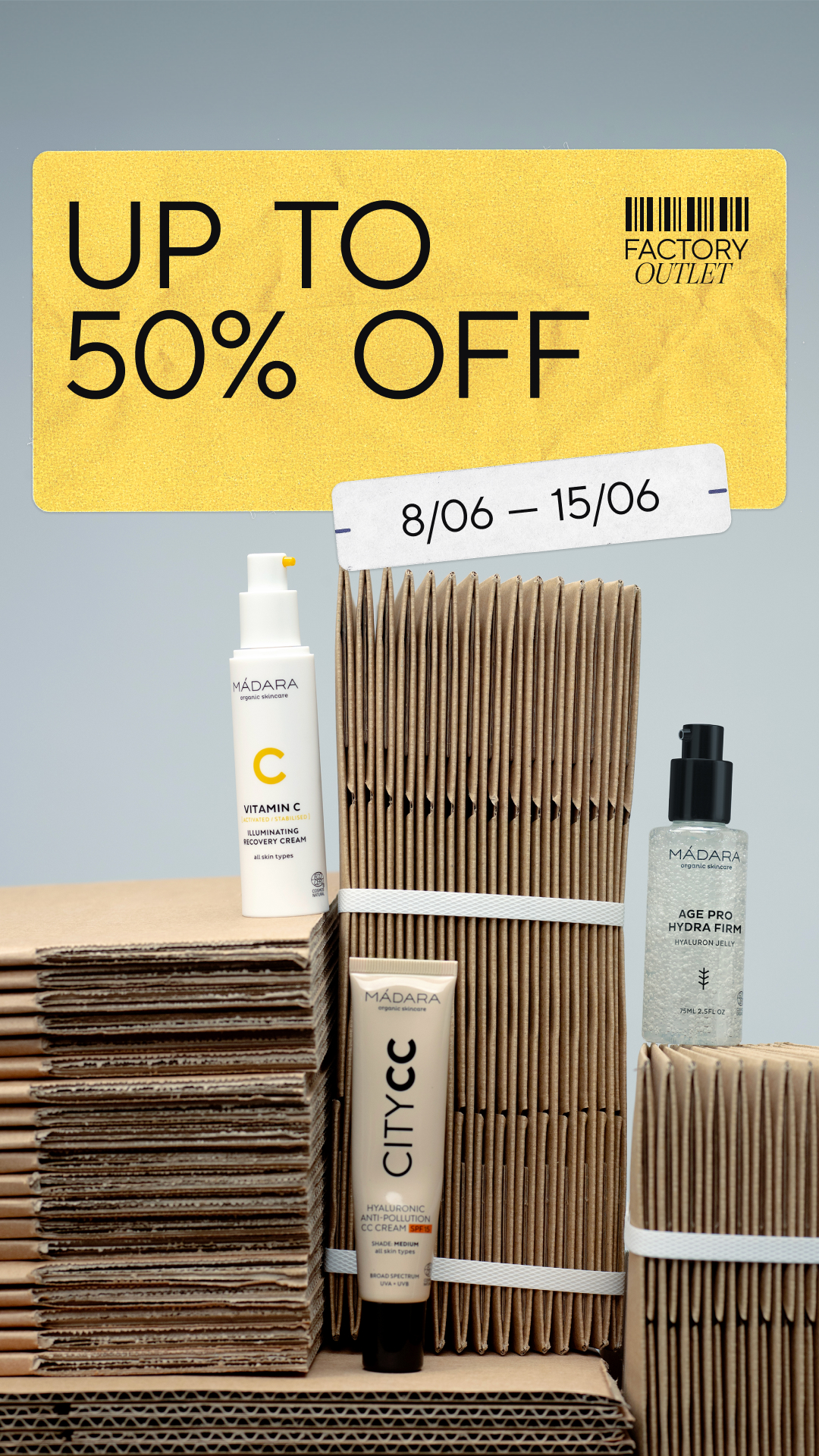 Mádara Organic Skincare Facebook ad