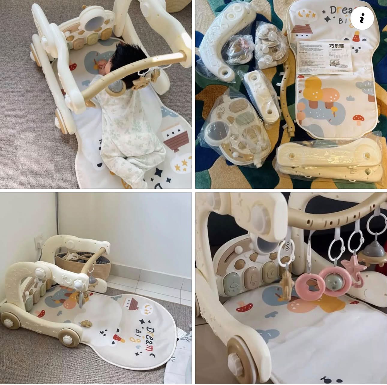 Barang Rare Facebook ad: 【Ship in 24H】Baby Play Gym 36 Months Walker Game Sensory…