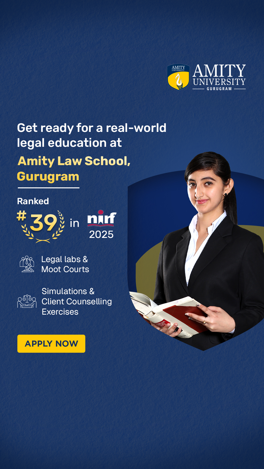 Amity University Gurugram Facebook ad