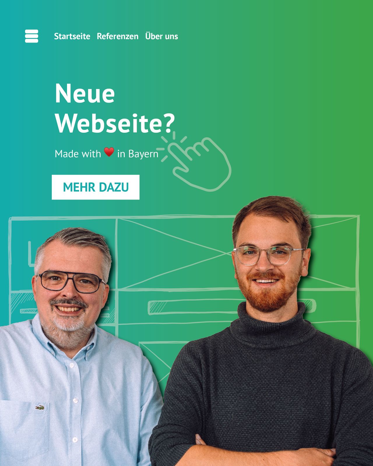 Tim Hemzal Facebook ad: Deine Webseite, die verkauft.