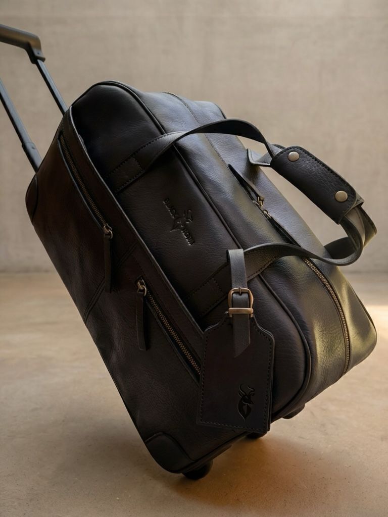 Black Horn Leather Goods Facebook ad: ¿Mochila o bandolera?