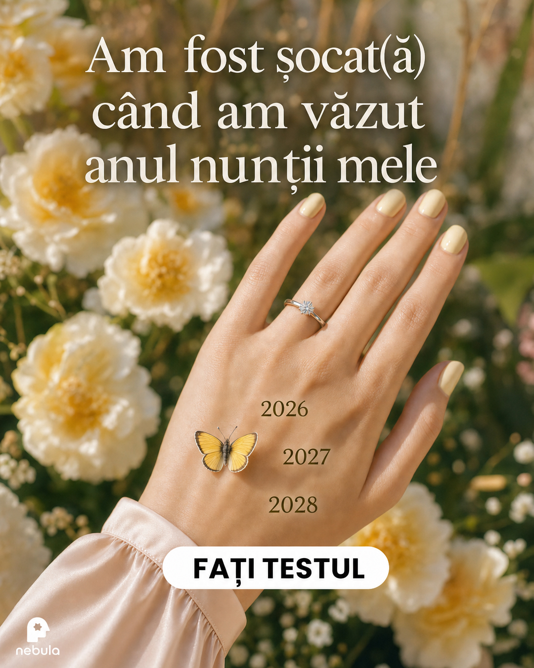 Nebula: Palm Reading Facebook ad