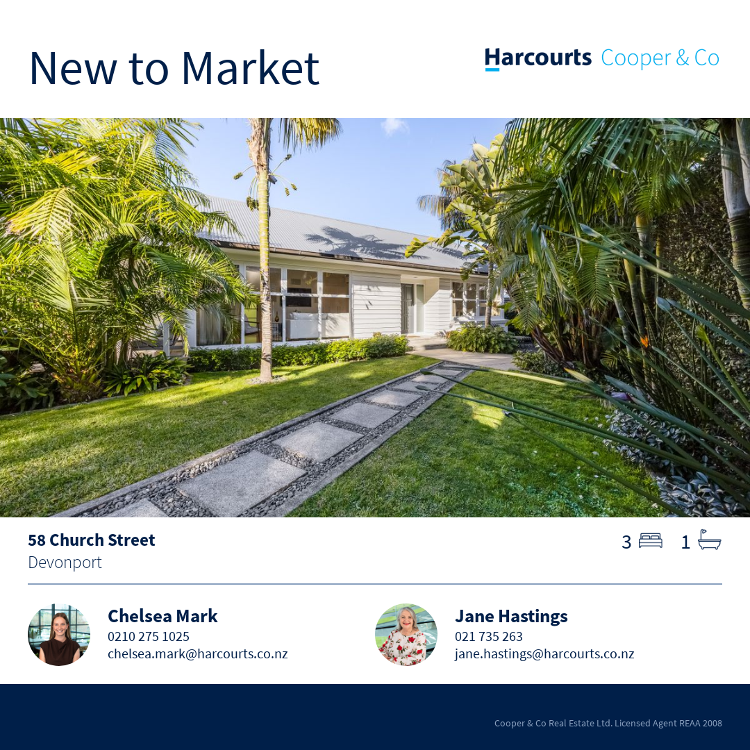 Harcourts Cooper & Co Real Estate Facebook ad