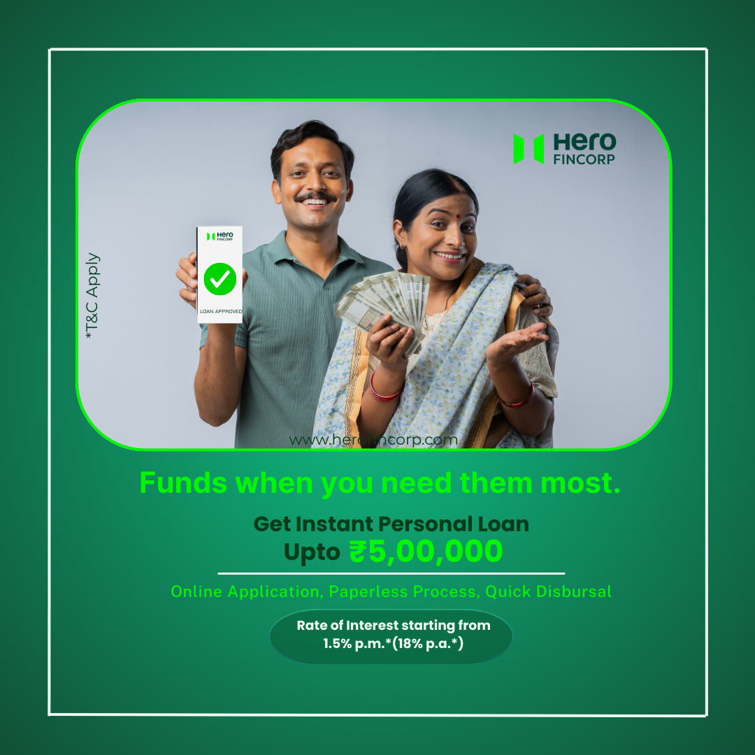 Hero FinCorp Facebook ad