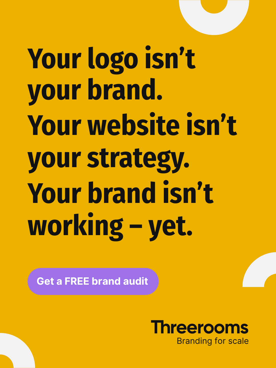 Threerooms Brand Agency Facebook ad