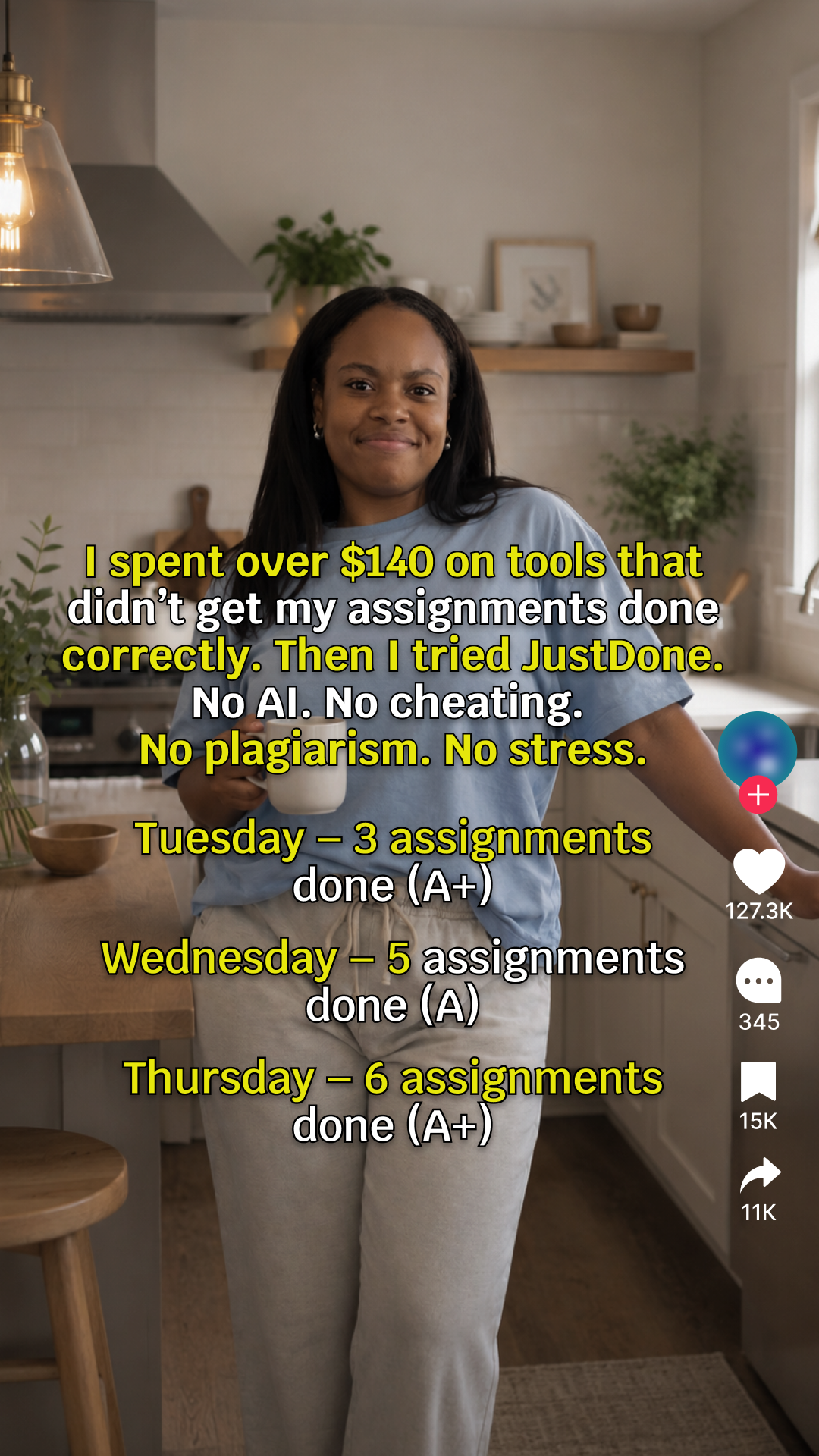JustDone Facebook ad