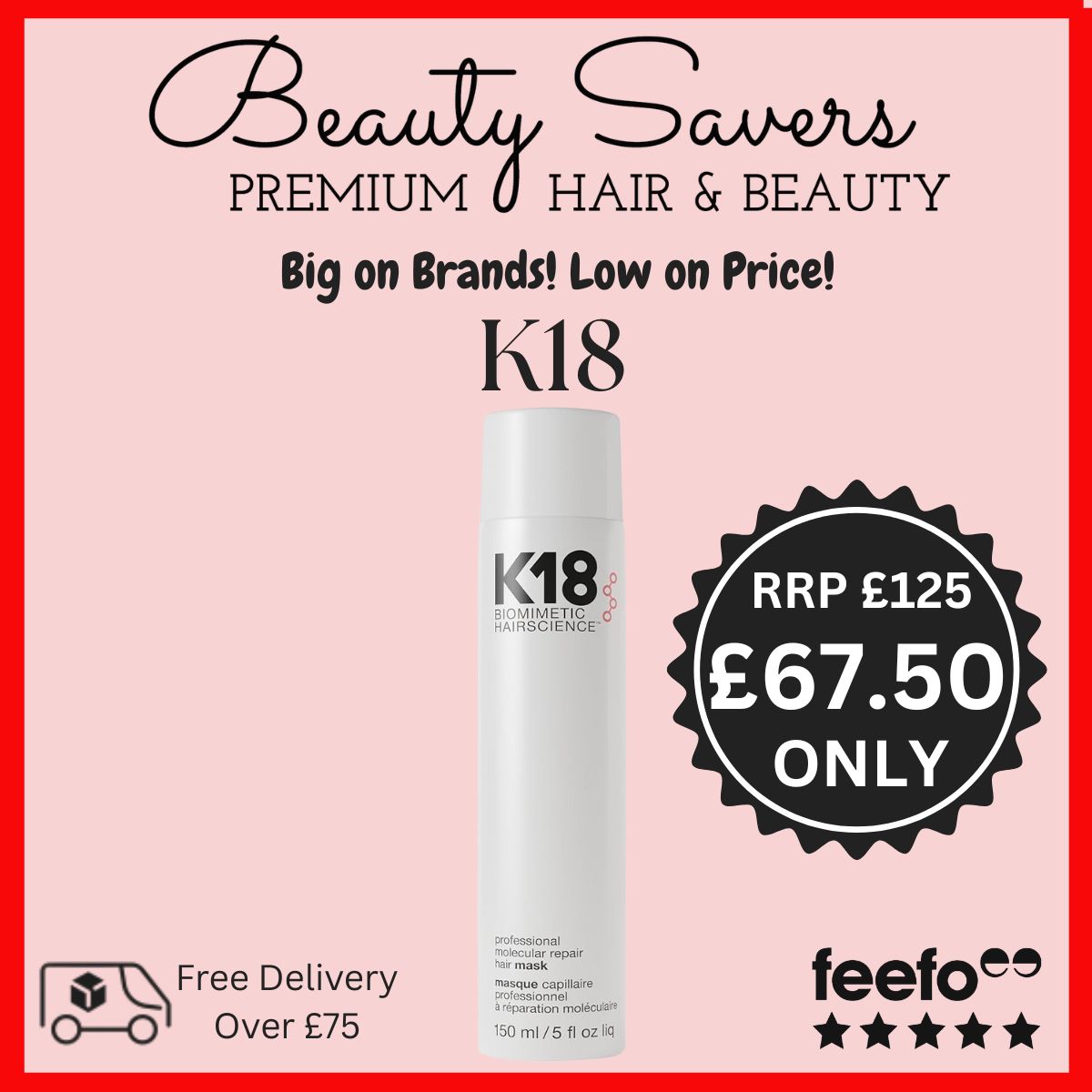 Beauty Savers Facebook ad