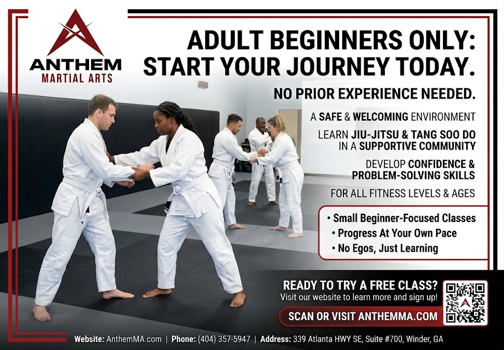Anthem Martial Arts Facebook ad: Try Anthem Martial Arts for Free!