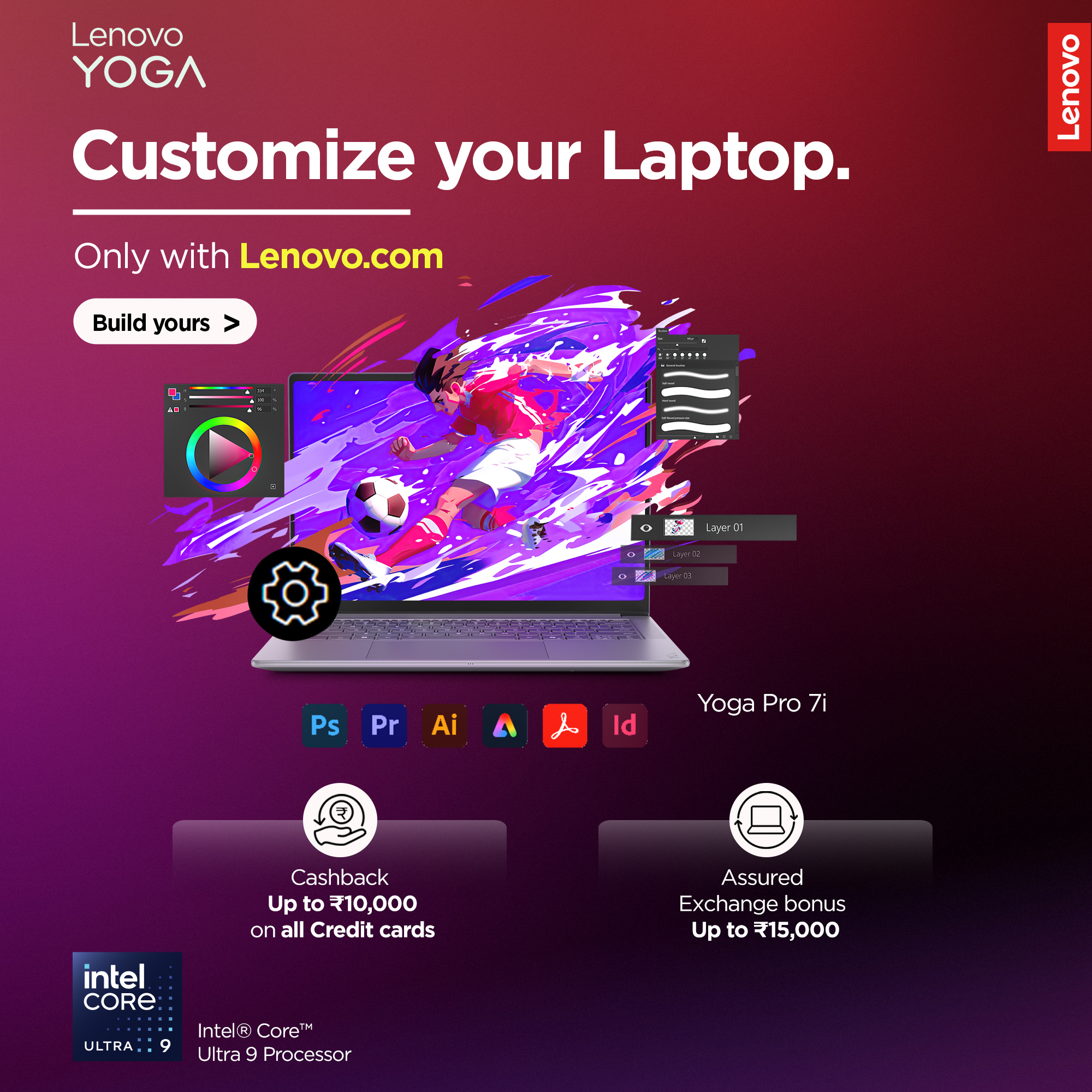 Lenovo India Facebook ad