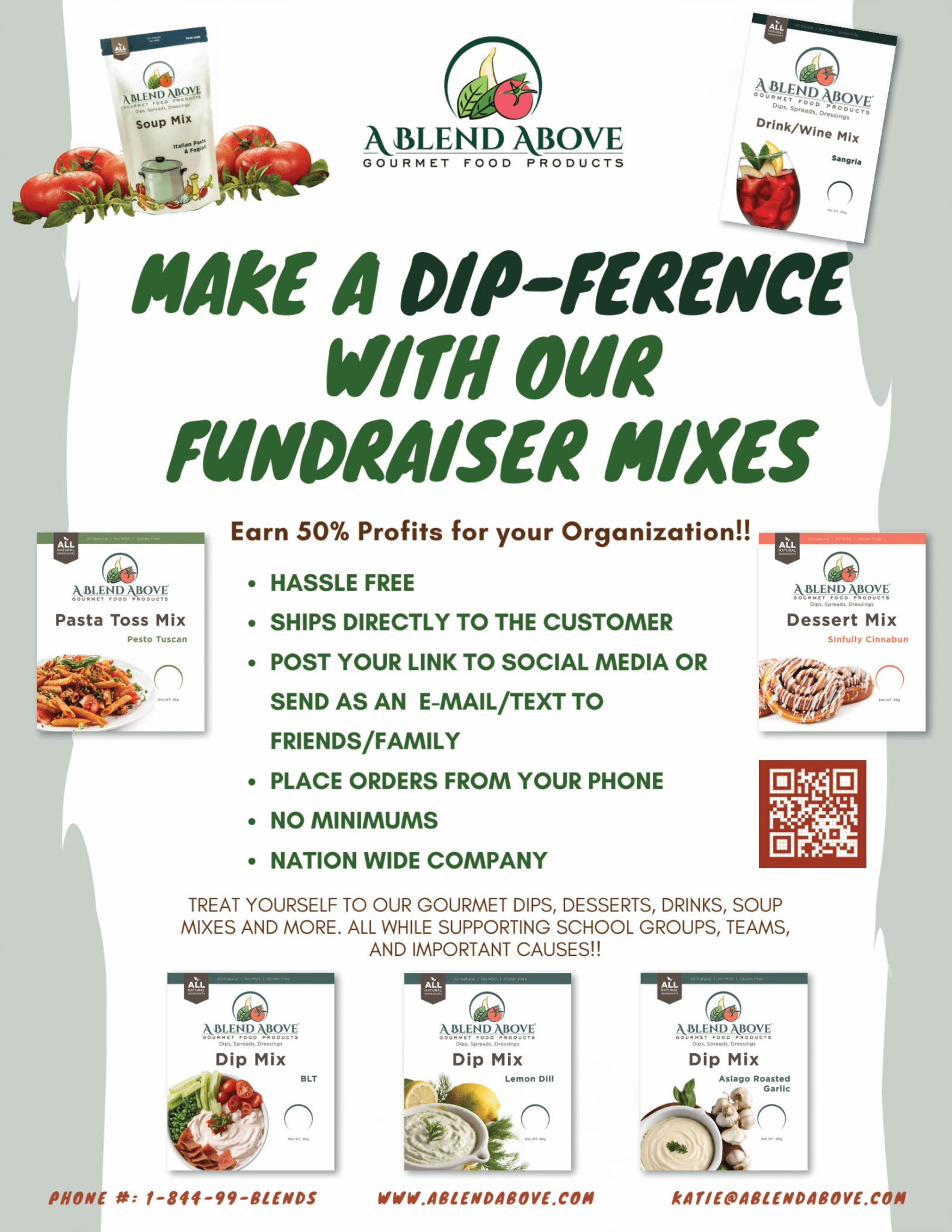 A Blend Above Facebook ad: Raise $300K+ with A Blend Above Fundraising