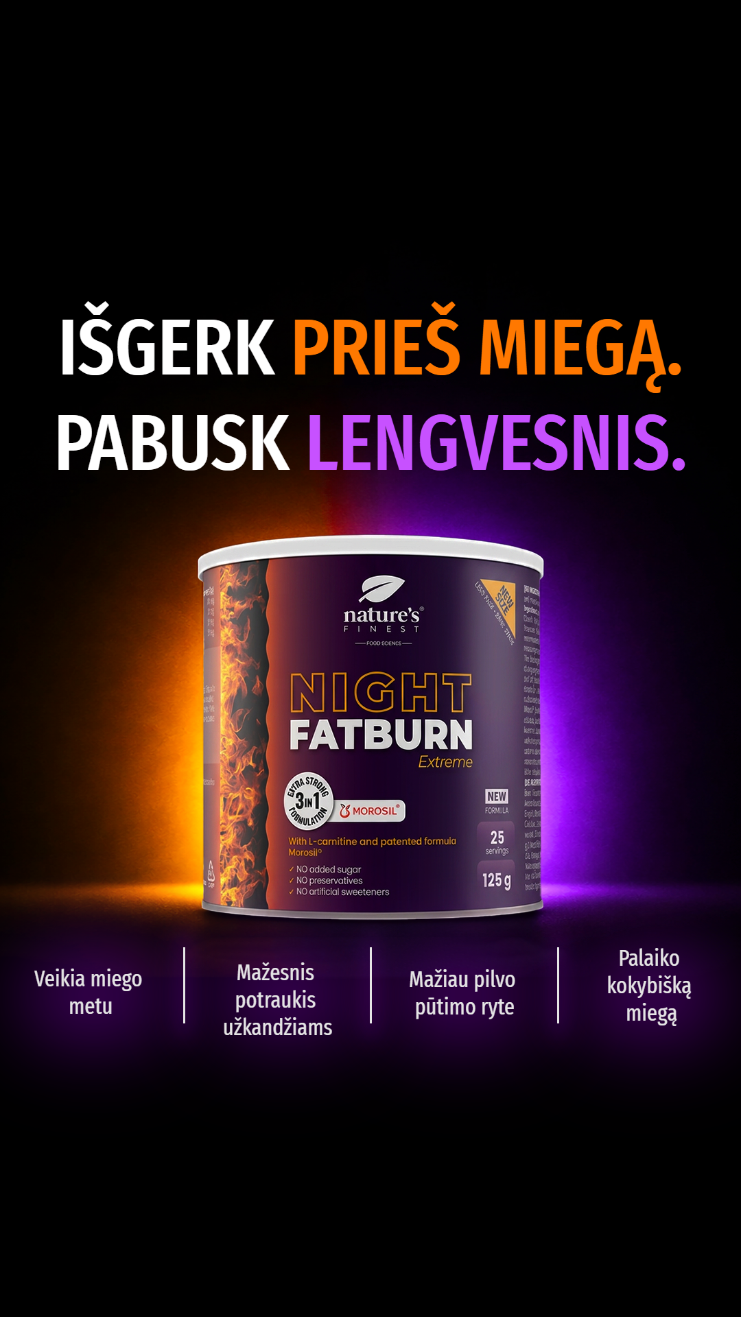 Nature's Finest Lithuania Facebook ad