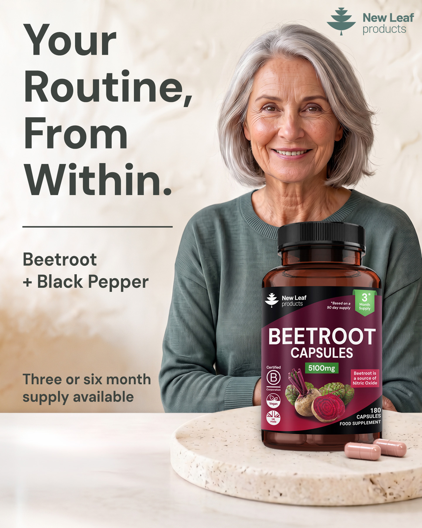 New-Leaf-Products.com Facebook ad