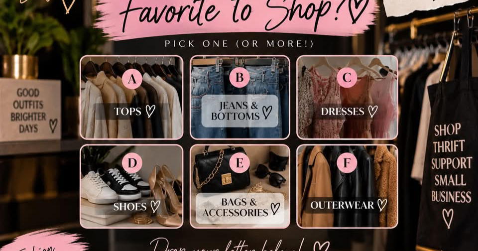 Velvet Edit Thrift Boutique Facebook ad: Soft Life Luxe Without the Price Tag �…