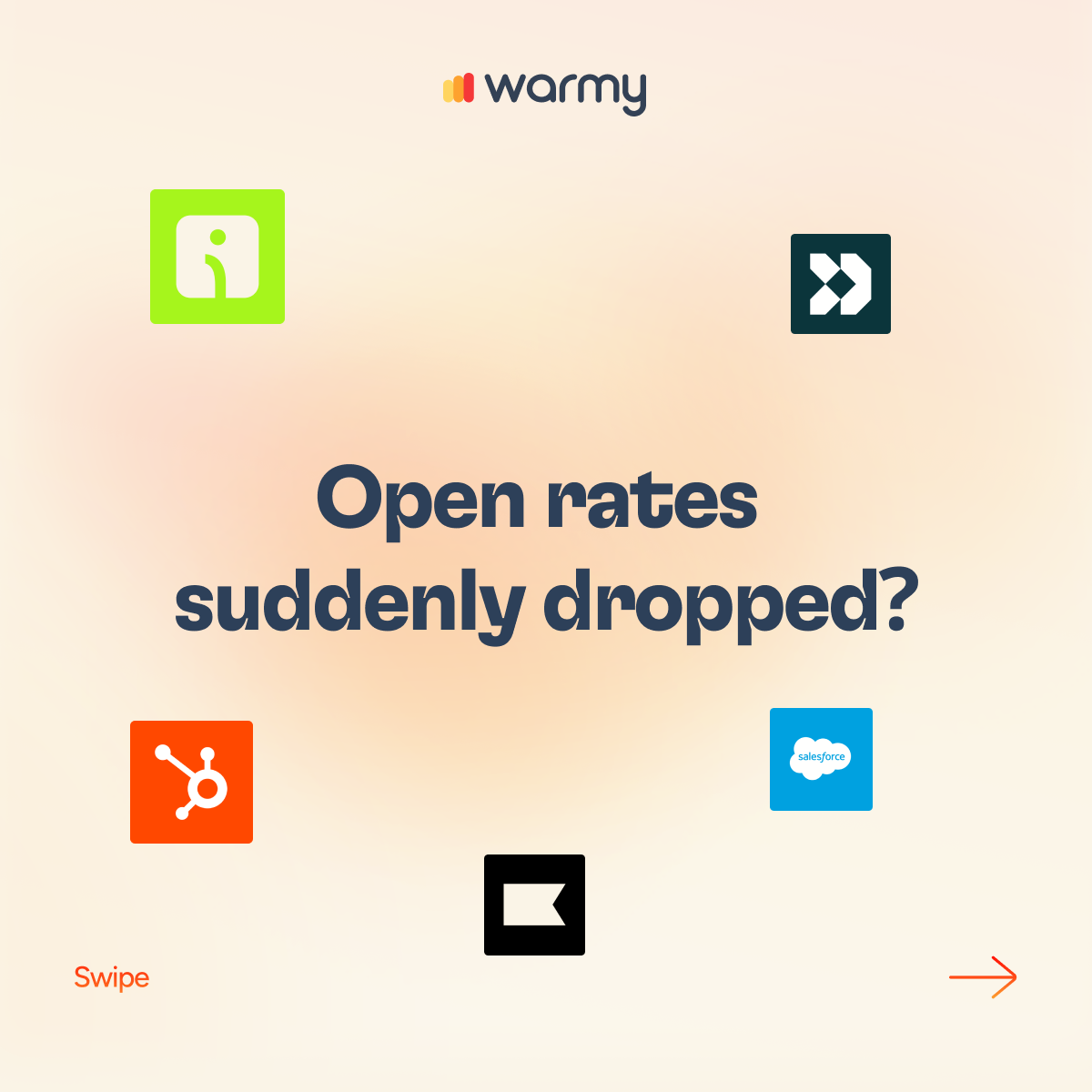 Email Warm Up with Warmy.io Facebook ad