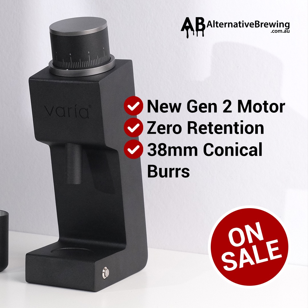 Alternative Brewing Facebook ad: Varia VS3 Gen 2 Precision Coffee Grinders